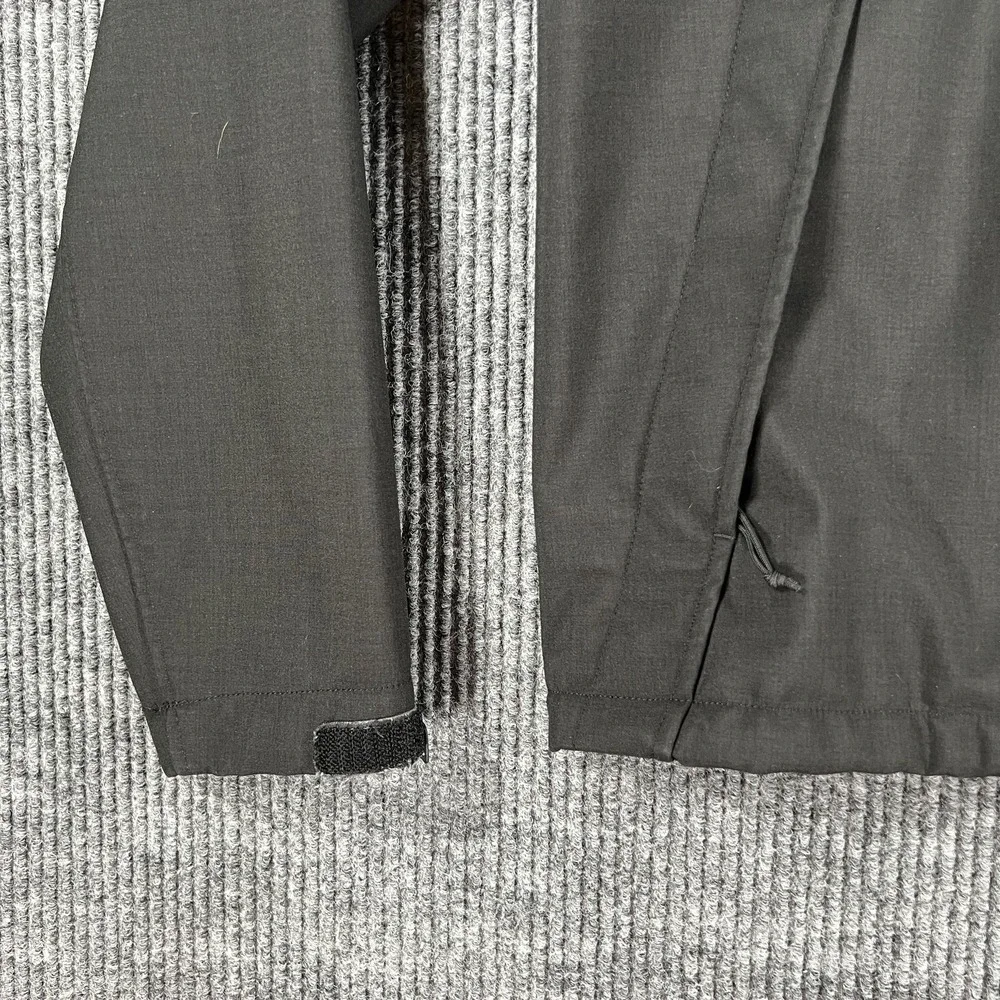 North Face Jacket Mens Medium Black Full Zip Polyester Soft Fleece Lined Outdoor